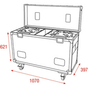 Case voor 2x Phantom 250 Spot Showtec