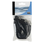 Velcro Kabelbinder 20x200mm Zwart Showgear (10 Stuks)