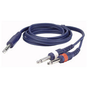 SIGNAAL KABEL STEREO JACK > 2 MONO JACK L/R 6METER DAP AUDIO