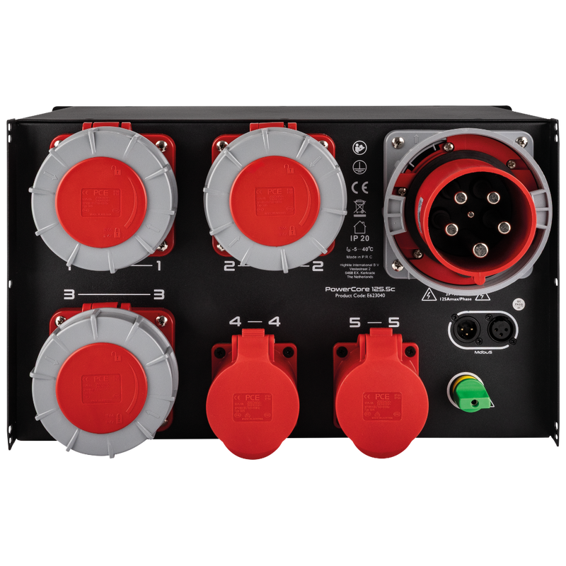 PowerCore 125.5c ShowGear CEE Stroomverdeler