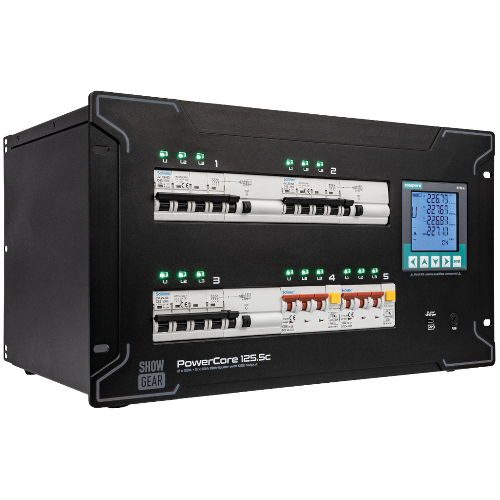 PowerCore 125.5c ShowGear CEE Stroomverdeler