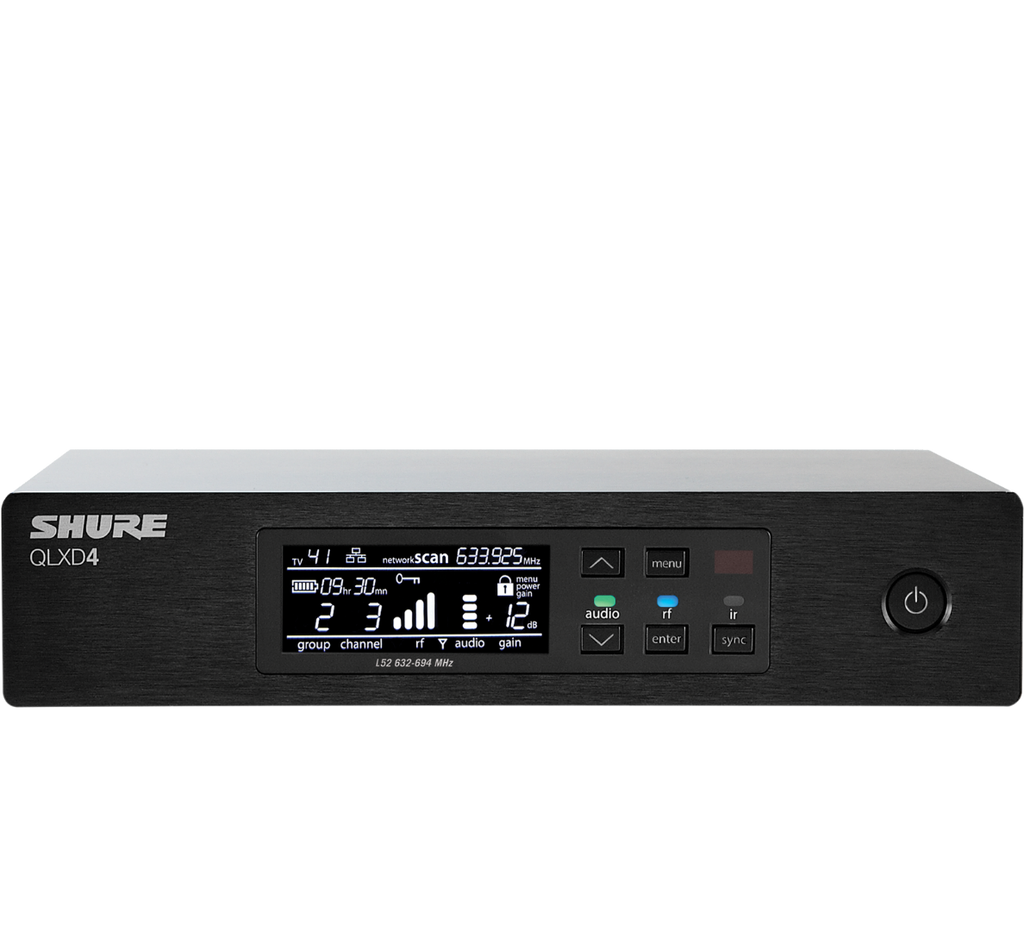 QLXD4-G51 Ontvanger Shure (470-534MHz, BE)