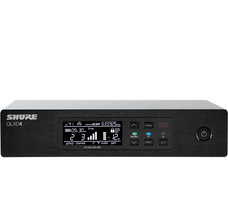 QLXD4-G51 Ontvanger Shure (470-534MHz, BE)