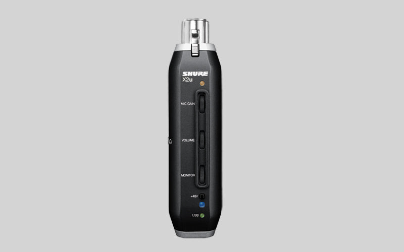 X2U SHURE XLR-> USB SIGNAALADAPTER.