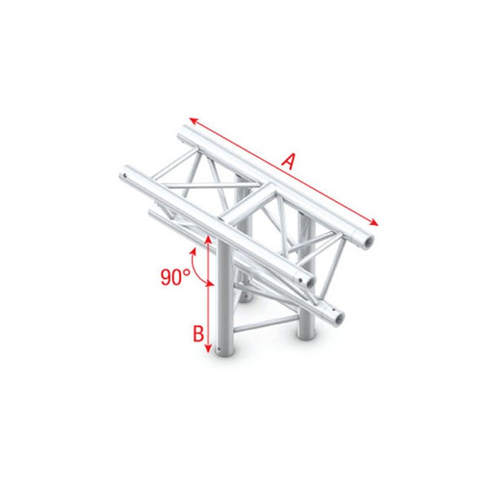Truss Driehoek 30 T-cross Vertical 3weg Milos