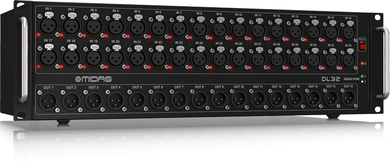 DL32 MIDAS DIGITAL STAGEBOX 32 INPUTS / 16 OUTPUTS