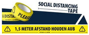 1.5M AFSTAND TAPE  (per stuk)