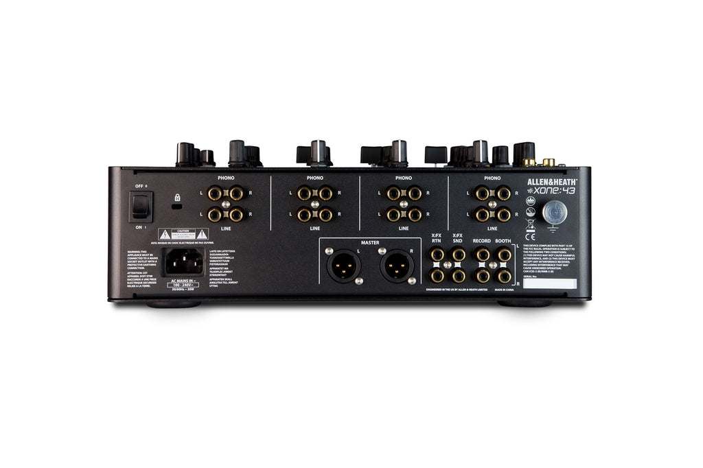 XONE:43 Allen&amp;Heath 4-kanaals analoge DJ-Mixer  