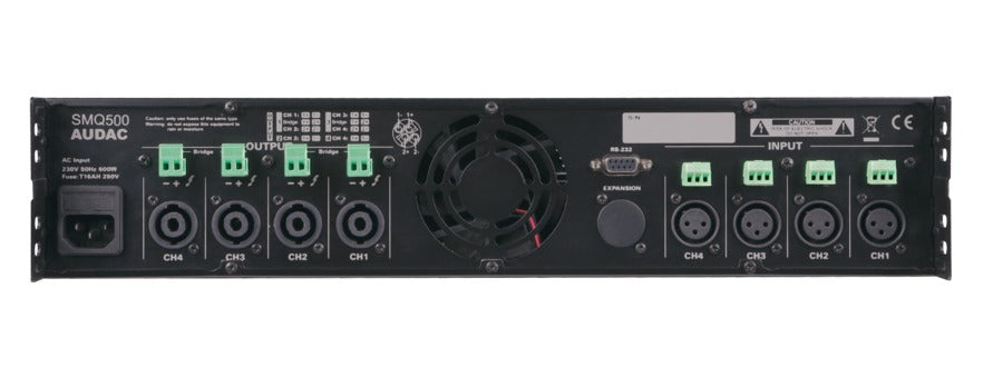 SMQ500 AUDAC WaveDynamics™ Versterker