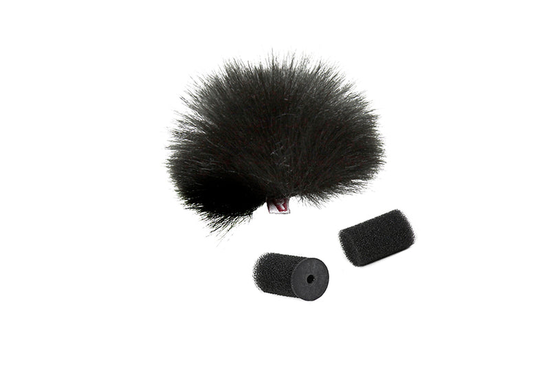 Windjammer single lavalier zwart Rycote (prijs per stuk)