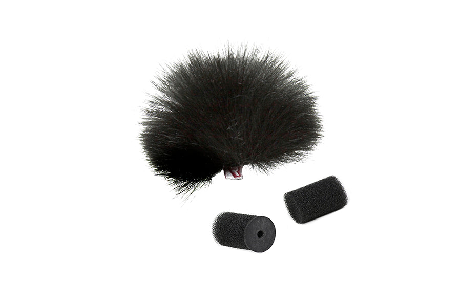 Windjammer single lavalier zwart Rycote (prijs per stuk)