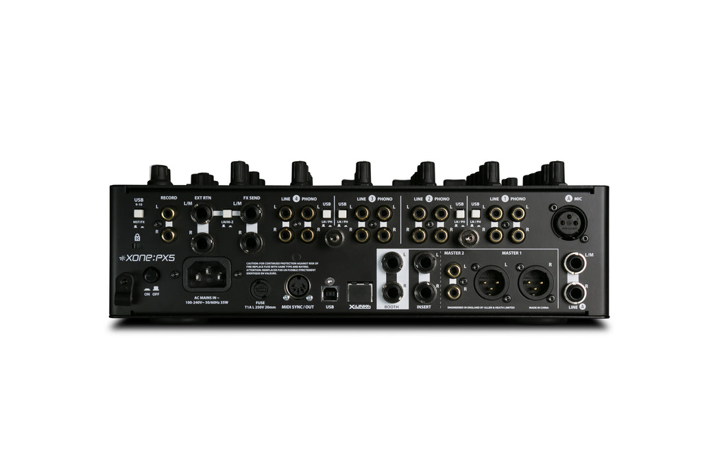 XONE:PX5 Allen&amp;Heath 4-kanaals DJ-mixer met FX
