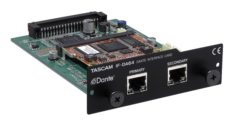 IF-DA64 Tascam Dante Interface Kaart