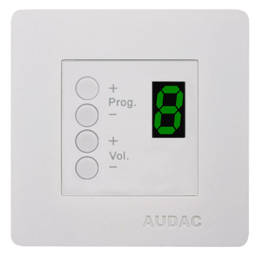 DW3020/W MUURPANEEL CONTROL. 8 ZONES FOR 45X45 WIT