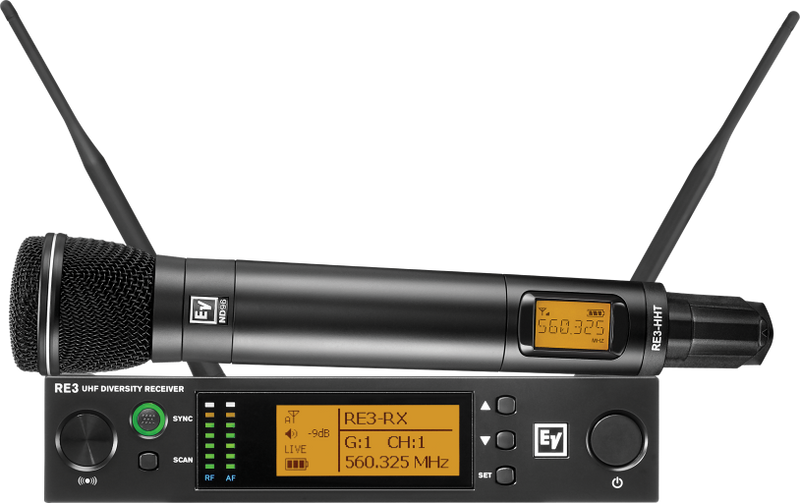 RE3-ND96-5L ELECTRO-VOICE Handheld systeem (488 – 524 MHz)