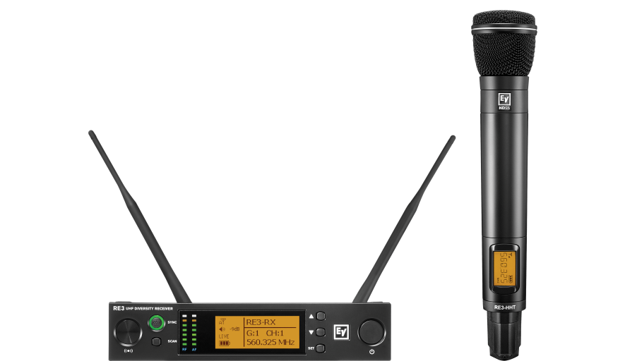 RE3-ND96-5L ELECTRO-VOICE Handheld systeem (488 – 524 MHz)