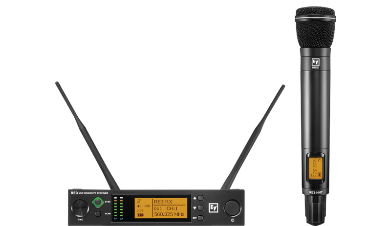 RE3-ND96-5L ELECTRO-VOICE Handheld systeem (488 – 524 MHz)
