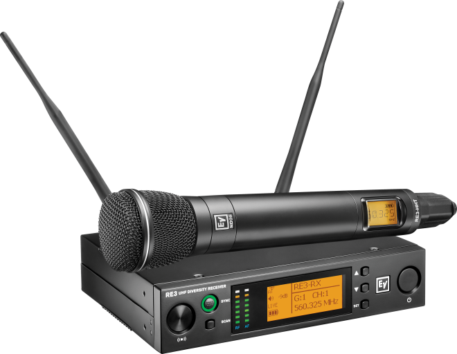 RE3-ND96-5L ELECTRO-VOICE Handheld systeem (488 – 524 MHz)