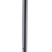 21334 K&amp;M Tussenpaal 500 mm Zwart