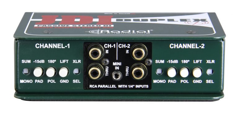 JDI DUPLEX RADIAL Passive Full-Featured Stereo DI