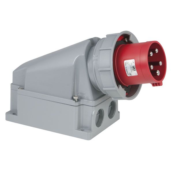 CEE 63A 5P 400V STOPCONTACT WANDMONTAGE MAN. PCE 635-6