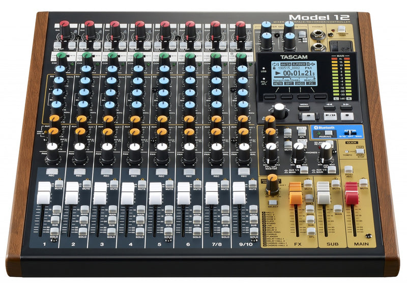 MODEL 12 TASCAM 10-KANAALS MENGPANEEL