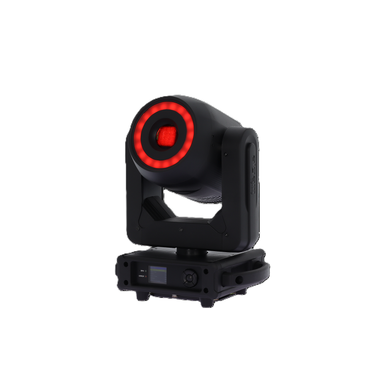 MS150 Algam Lighting Moving Head Spot met Ledring