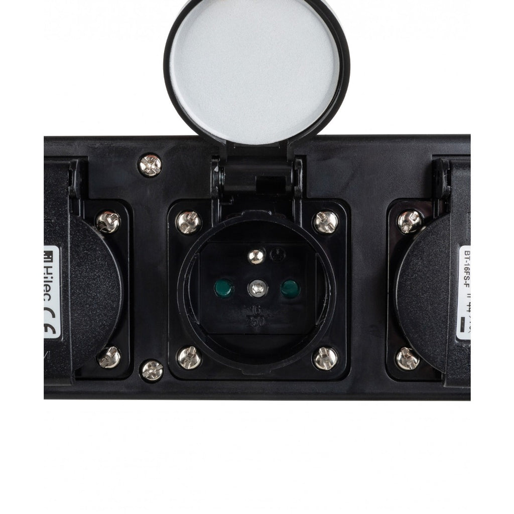 MULTISOCKET4PRO-F-3M Hilec Verdeeldoos 4-voudig IP44 (3 m)