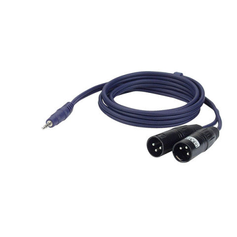 FL46150 DAP-AUDIO - STEREO MINI JACK > 2 XLR/M 3p./ 1,5M
