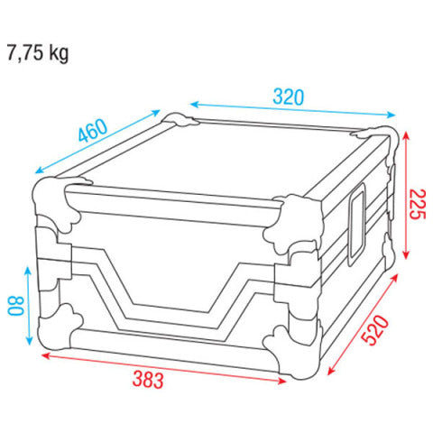DCA-PIO2 DAP CASE VOOR PIONEER CDJ SERIES eol
