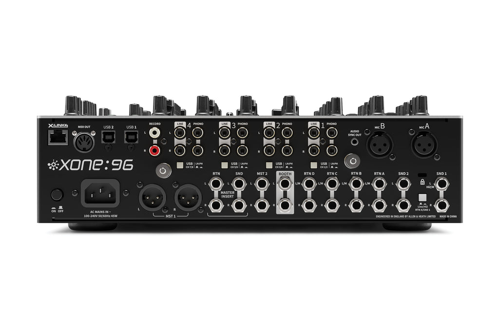 XONE:96 Allen&amp;Heath 8-kanaals analoge DJ-Mixer