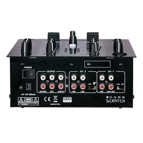 CORE SCRATCH DAP 2-kanaals Scratch DJ-mixer