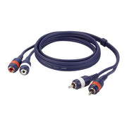 FL2775 SIGNAALKABEL 2 RCA M NAAR 2 RCA 0.75 M DAP AUDIO