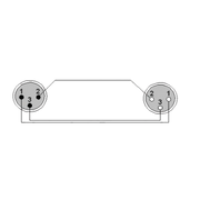 PRA901/1 Procab XLR Microfoonkabel (1m)