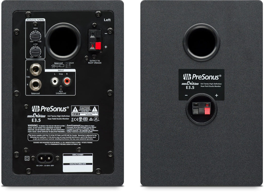 ERIS E3.5 Presonus Studio Monitor Set