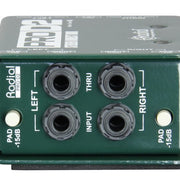 ProD2 RADIAL Passieve Stereo DI Box