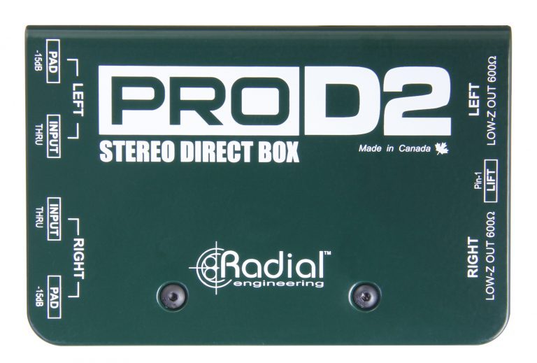 ProD2 RADIAL Passieve Stereo DI Box