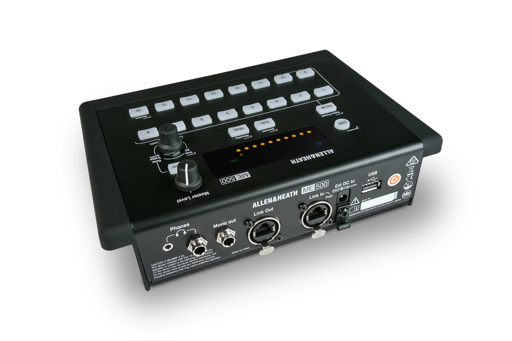ME-500/X ALLEN &amp; HEATH 16 KANAALS MONO /STEREO KANAALS MIXER