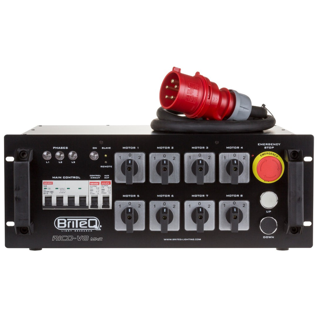 Rico-V8 Mk2 Briteq  8-kanaals Takelcontroller