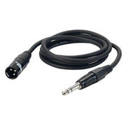 MICROFOONKABEL XLR M 3P > JACK STEREO 3METER DAP AUDIO.