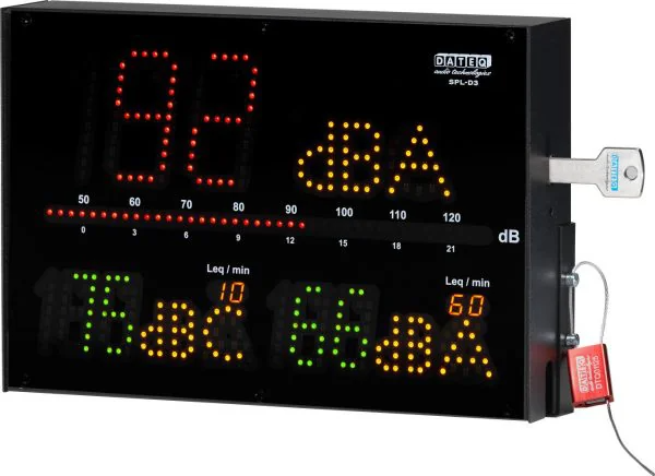 SPL-D3 MK2 DATEQ Decibelmeter display met logfunctie