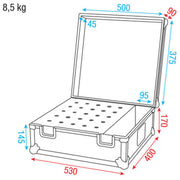 CASE VOOR 20 MICROFOONS DAP AUDIO