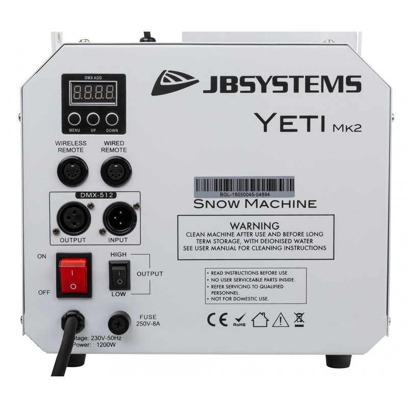 Yeti Mk2 Sneeuwmachine JB Systems 