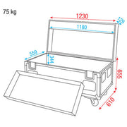 UCA-PIP1  DAP AUDIO PIPE &amp; DRAPE CASE VOOR FOH KIT