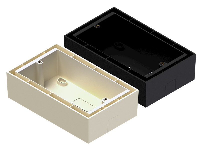 WB50/B AUDAC SURFACE MOUNT BOX FOR AUDAC WALLPANEL - BLACK