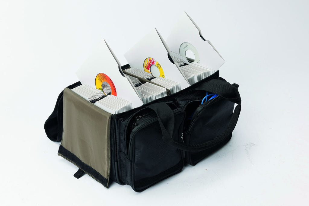 45 RECORD-BAG 150 MAGMA FOR 150 x 7" RECORDS BLACK/KHAKI/GRE