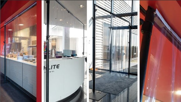 Transparant screen Wentex 1.25(H) x 1.3(W)
