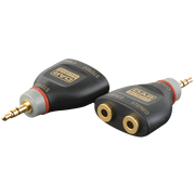 XGA15 DAP Verloop Adapter Mini-Jack Stereo Mannelijk naar 2x Mini-Jack Stereo Vrouwelijk