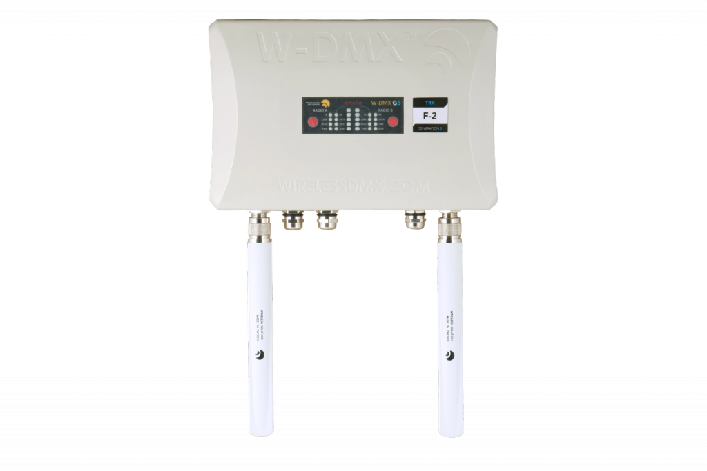 W-DMX WHITEBOX F-2 G5 SHOWTEC TRANSRECEIVER 2.4 / 5.8 GHz