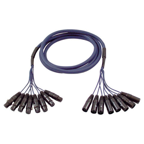 STUDIOSNAKE 8 XLR M 3P > 8 XLR F 3P 3METER DAP AUDIO